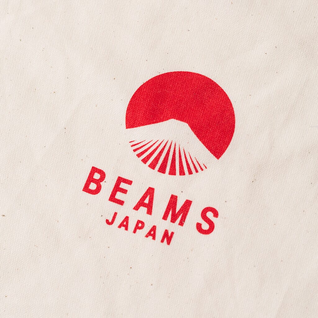 Beams Japan Shoulder Bag - Natural/Red
