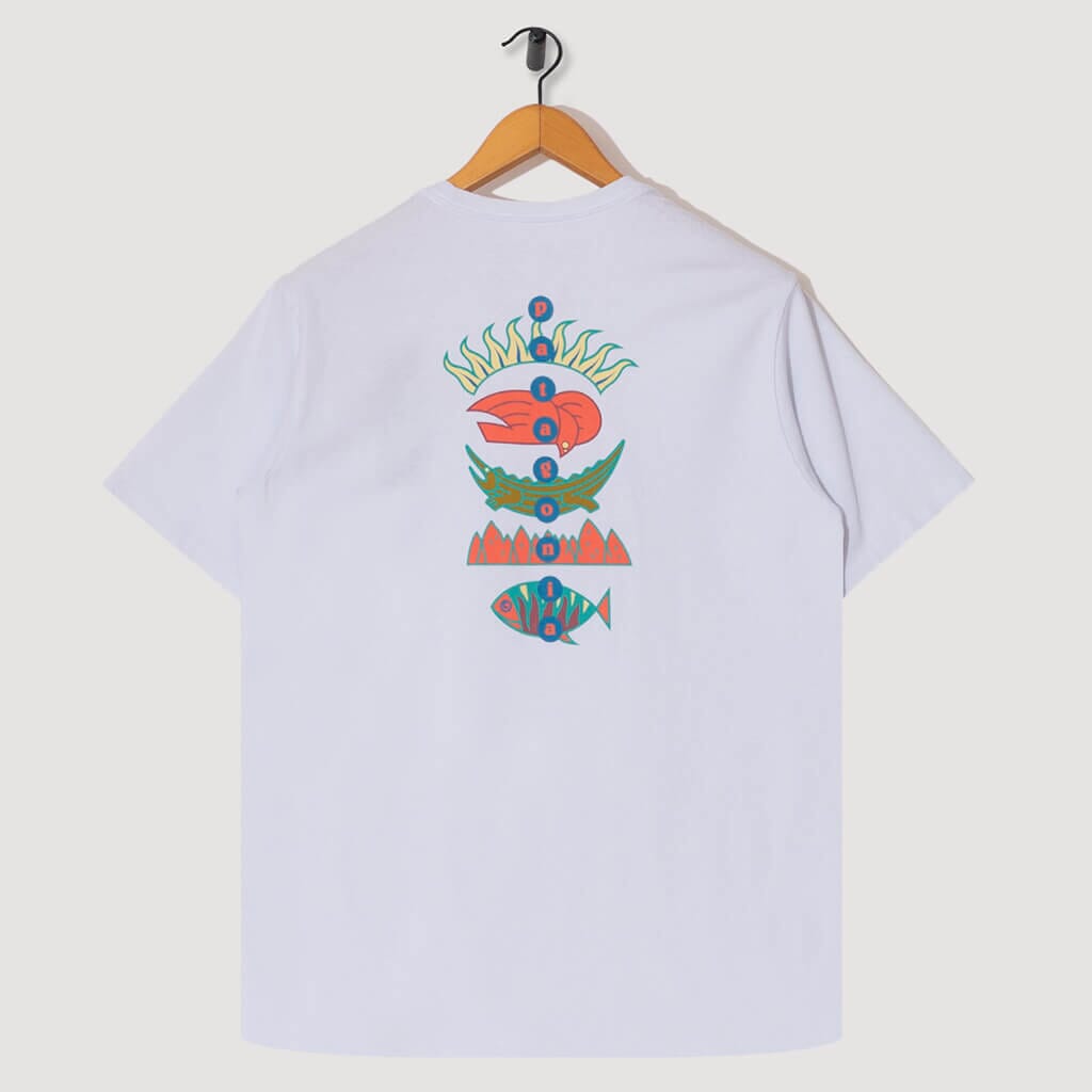 Fitz Roy Wild Responsibili-Tee - White