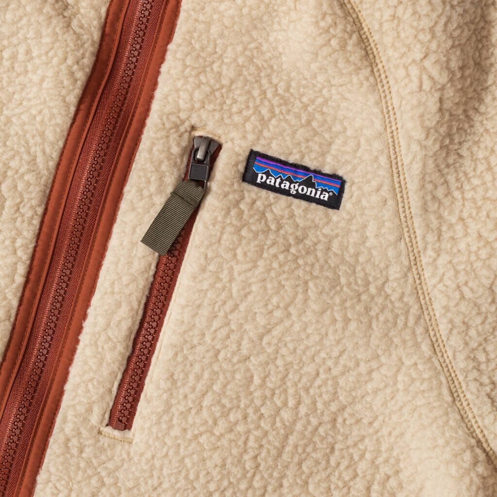 Retro Pile Jacket - Khaki/Sisu Brown