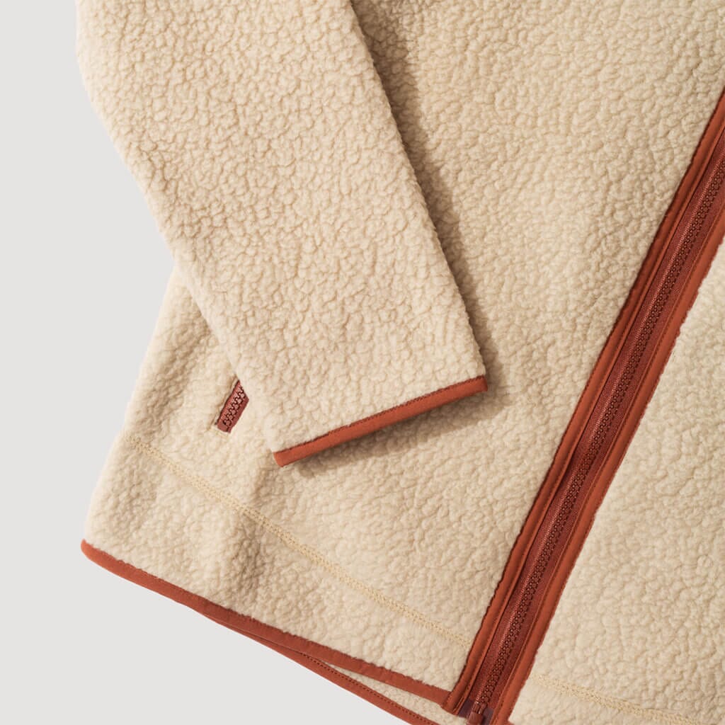 Retro Pile Jacket - Khaki/Sisu Brown