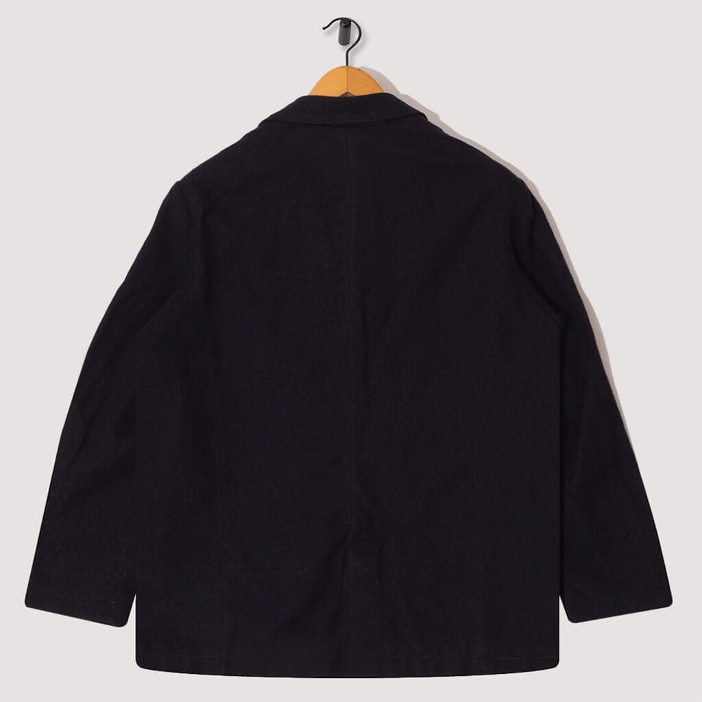 Peaked Lapel Jacket - Navy