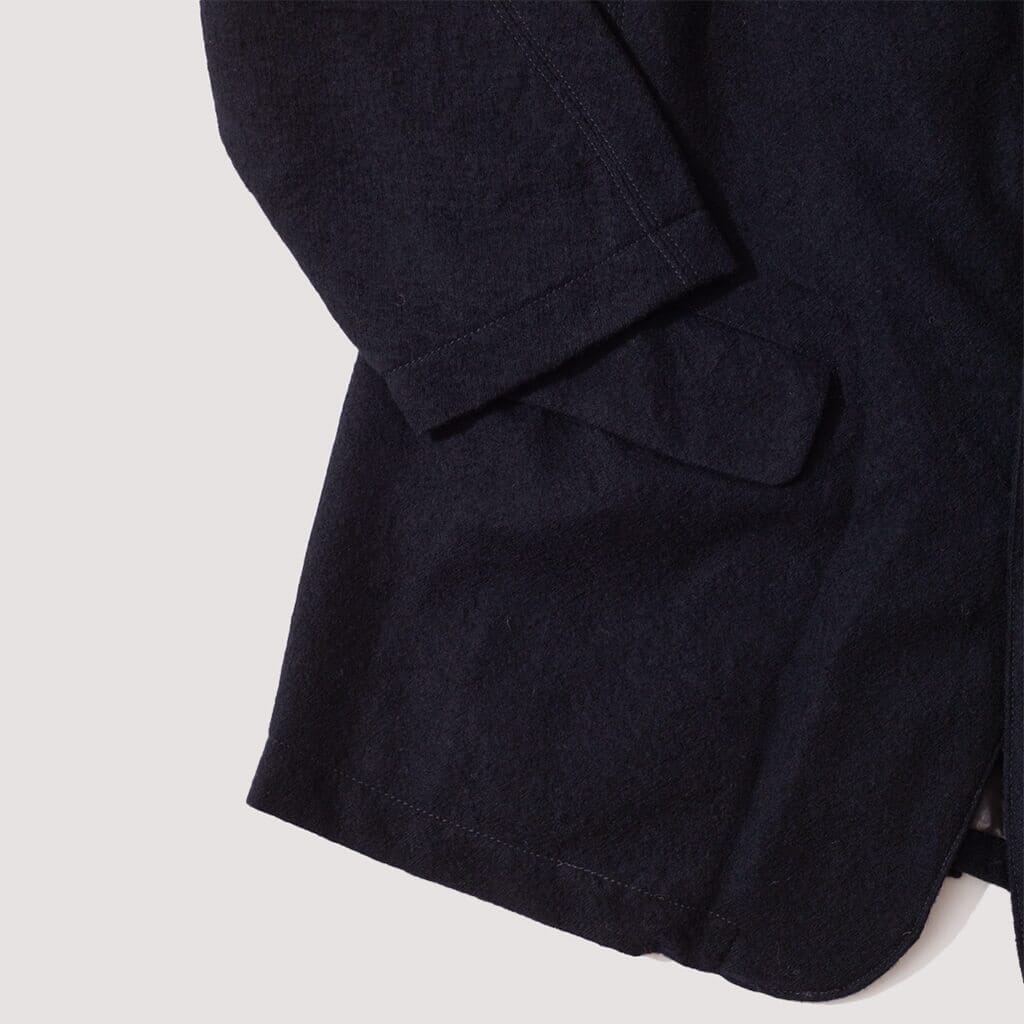 Peaked Lapel Jacket - Navy