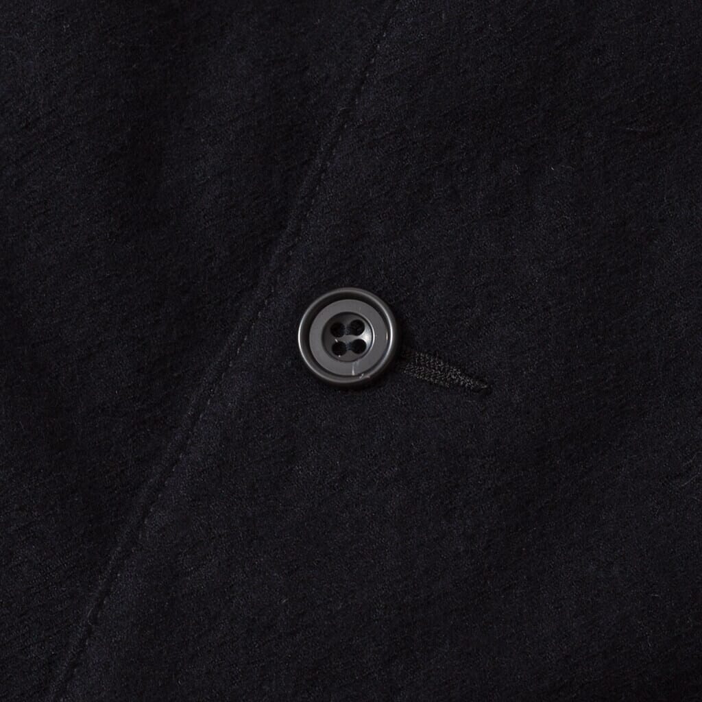 Peaked Lapel Jacket - Navy