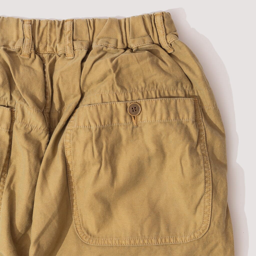 Pleated Wide Pants - Beige