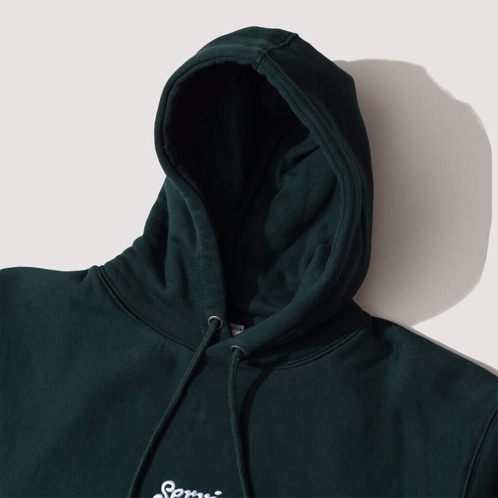 12OZ Service Embroidered Hoodie - Forest