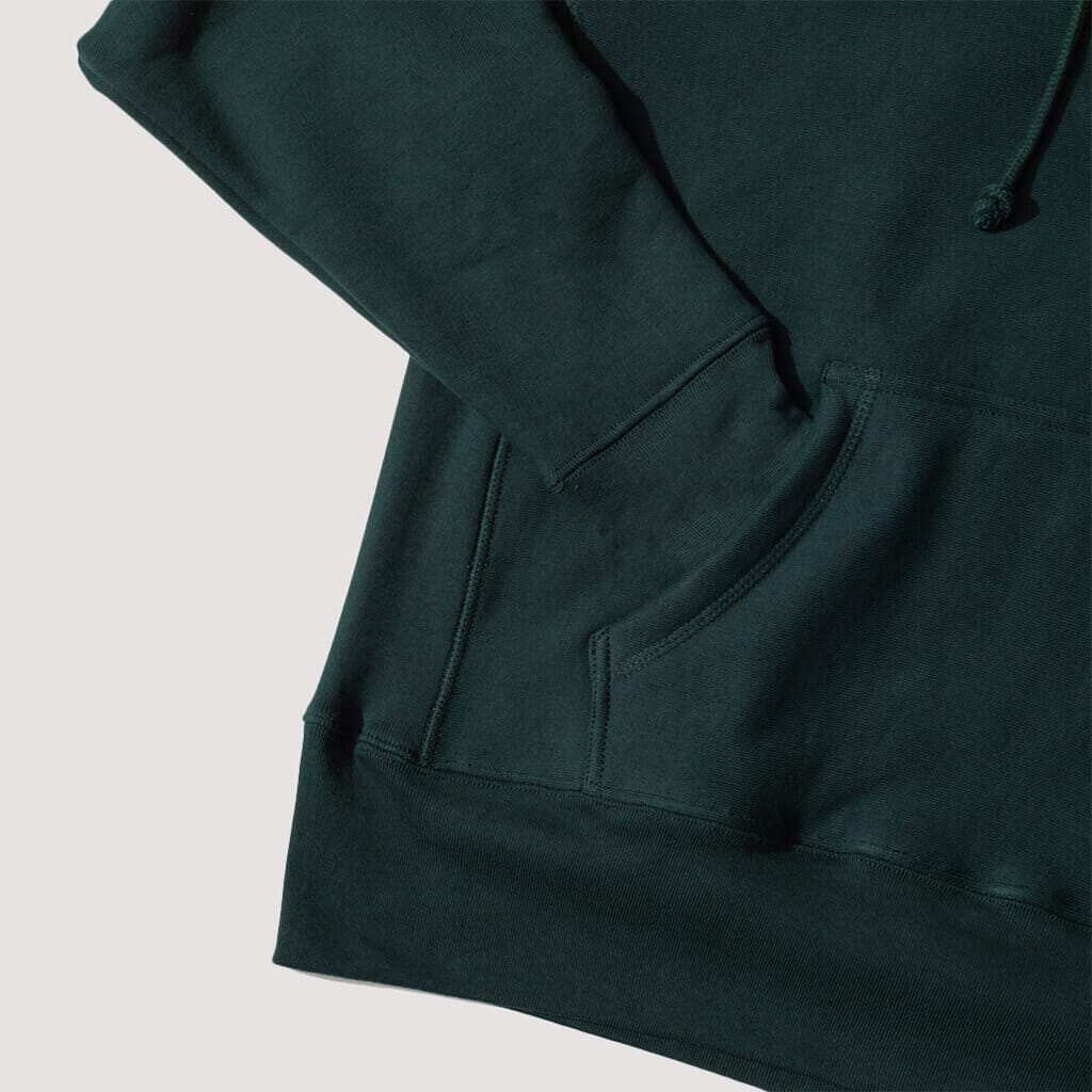 12OZ Service Embroidered Hoodie - Forest