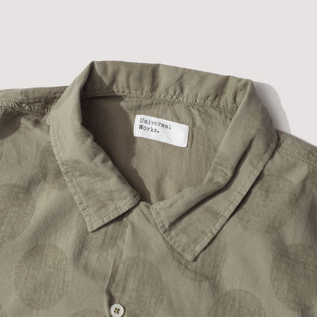 Road Shirt Dot Cotton - Olive