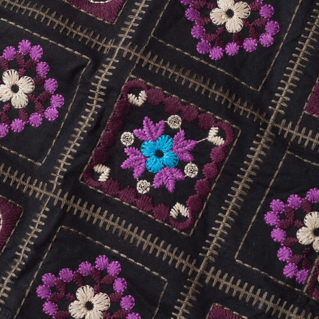 Julio 5535 L/S Shirt - Black/Purple
