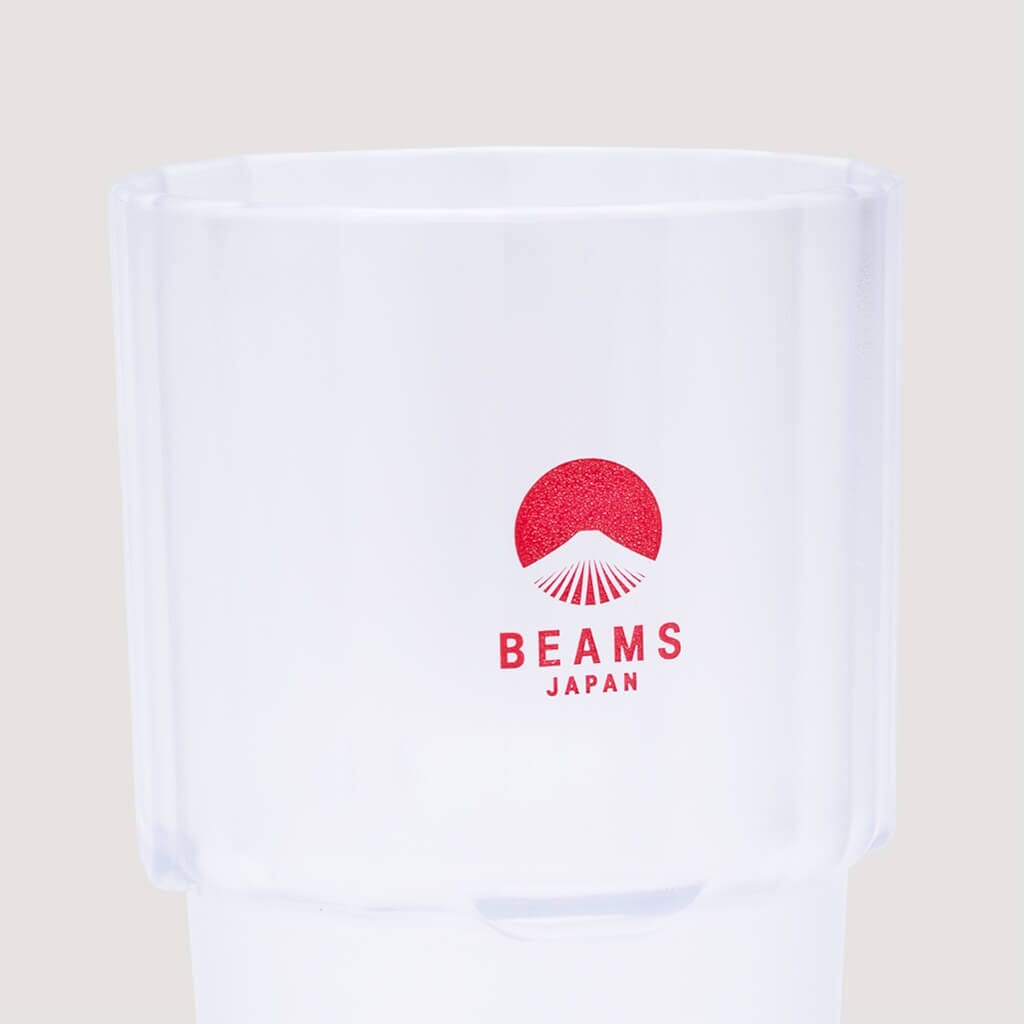 Beams Japan Stacking Cup - Clear/Red