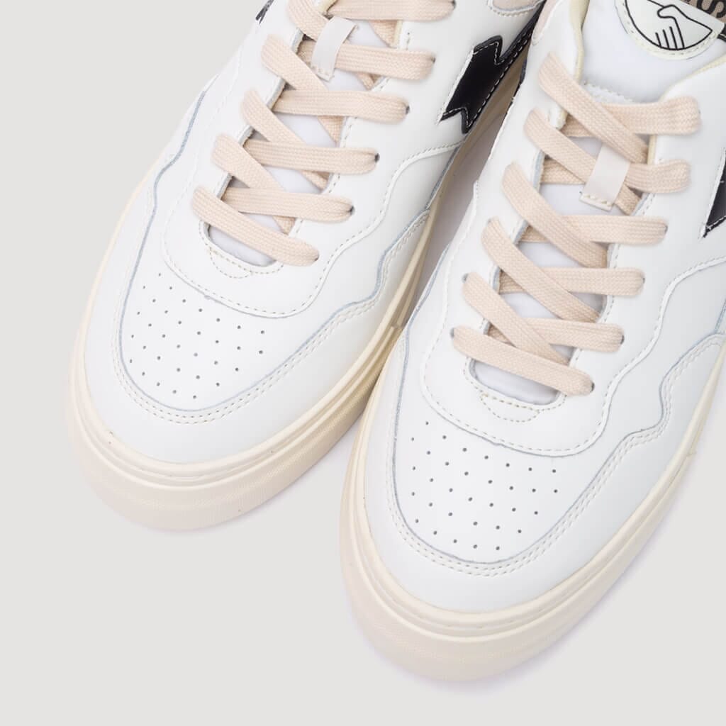 Pearl S-Strike Leather - White/Black