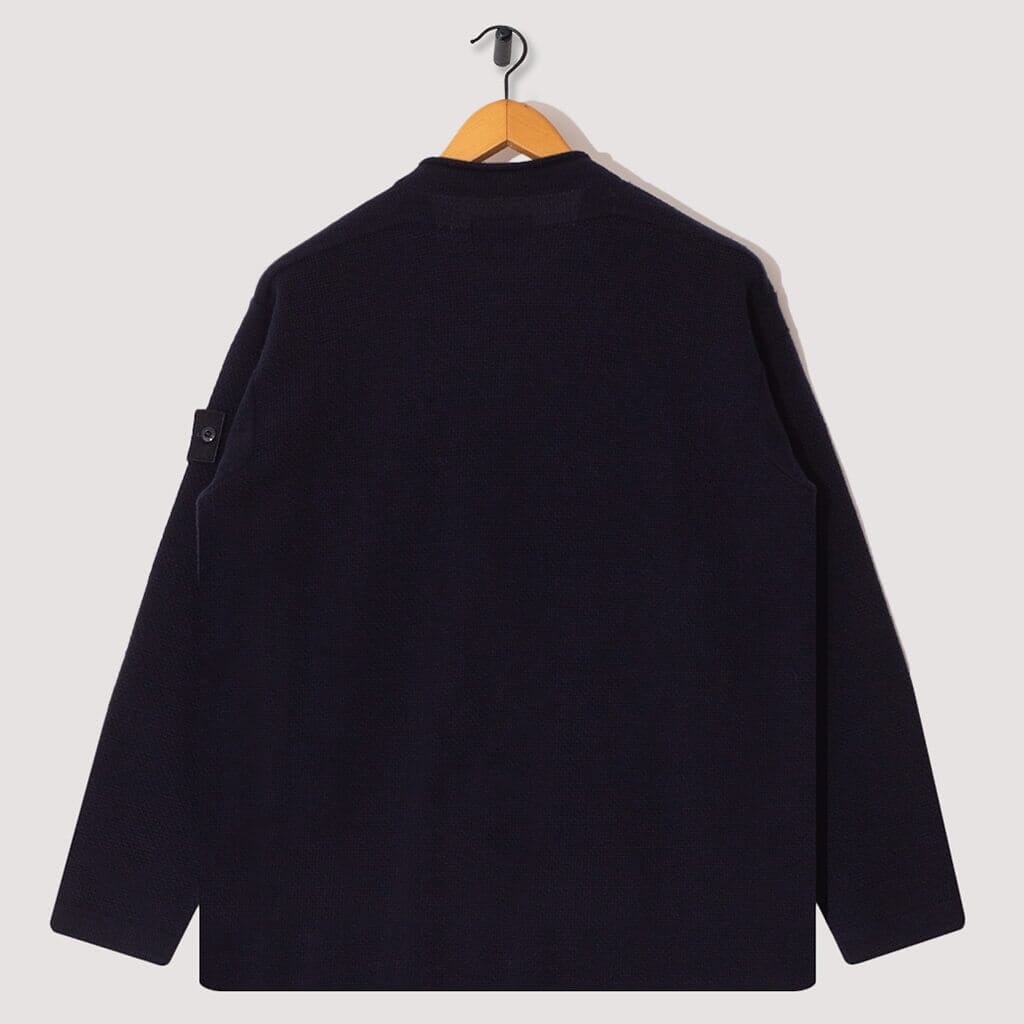 Roll Edge Knit - Navy (V0020)
