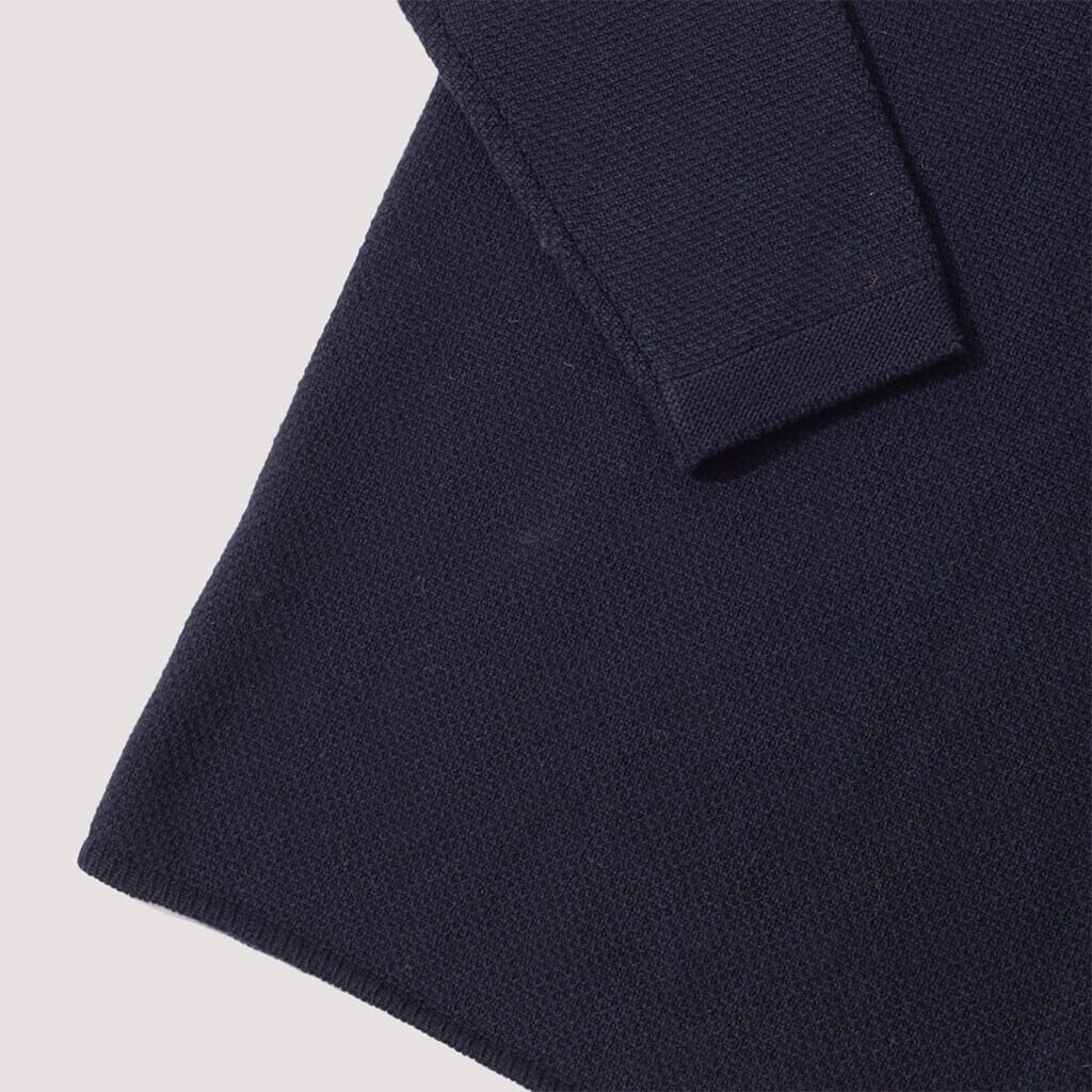 Roll Edge Knit - Navy (V0020)