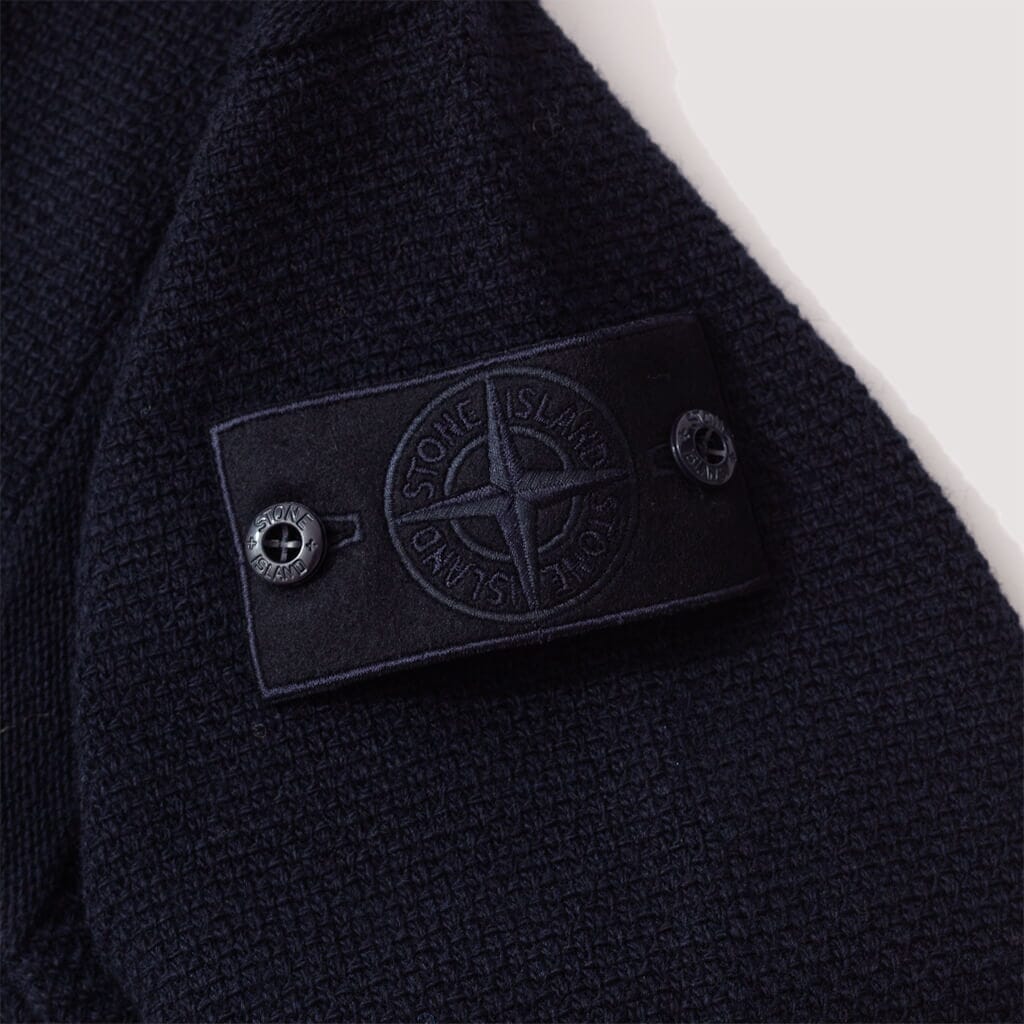 Roll Edge Knit - Navy (V0020)