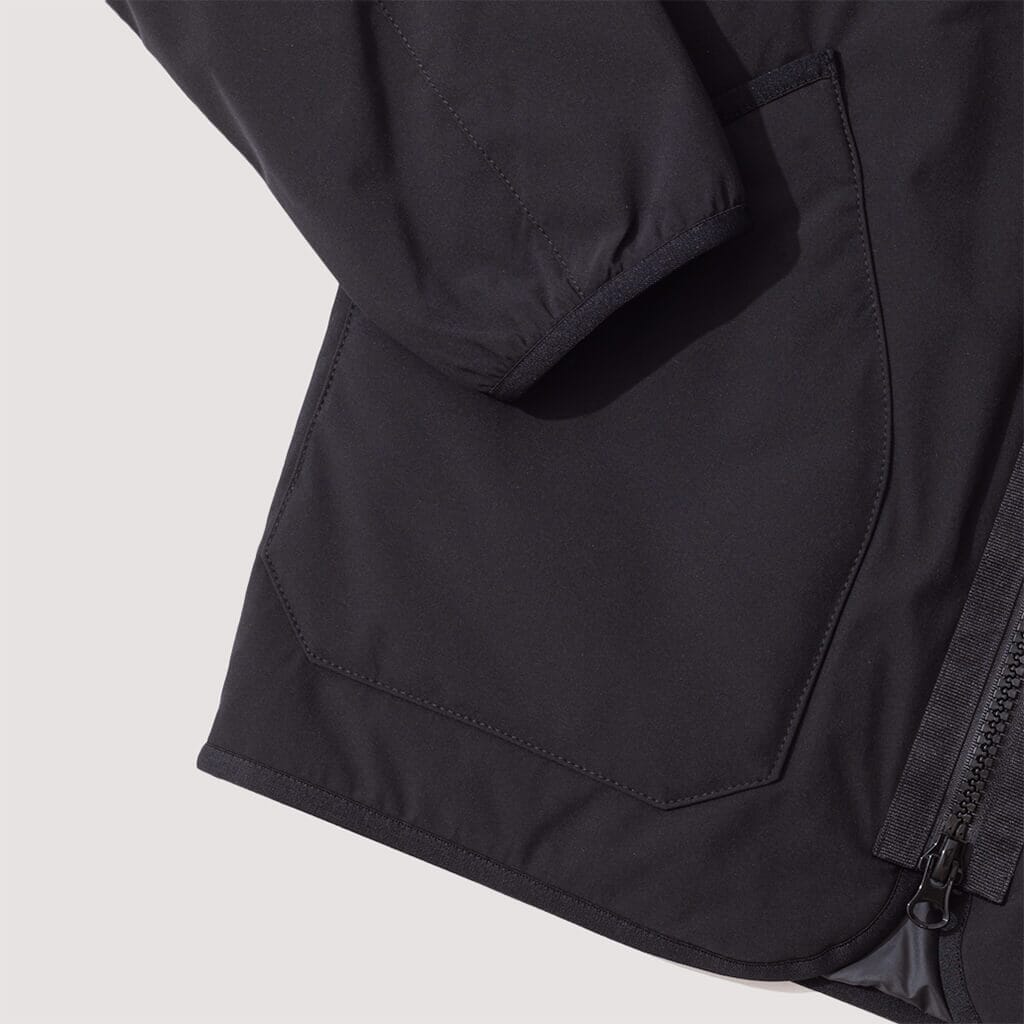 Soft Shell Baseball Style Jacket - Black (V0029)