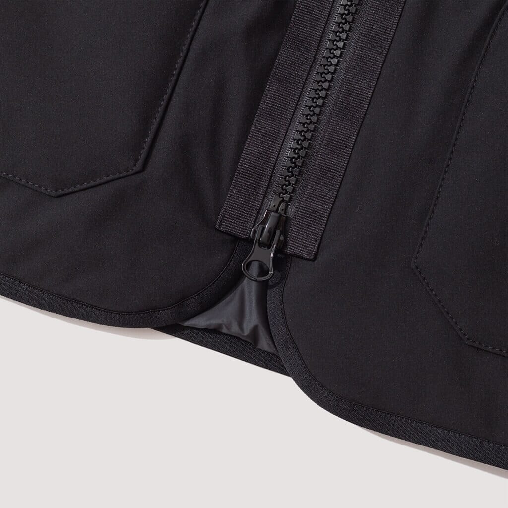 Soft Shell Baseball Style Jacket - Black (V0029)