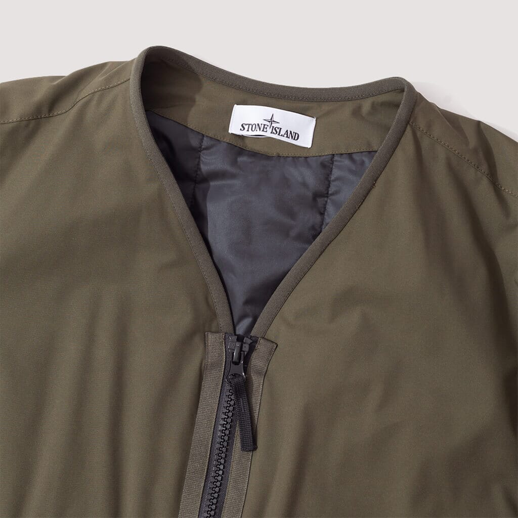 Soft Shell Baseball Style Jacket - Olive (V0058)