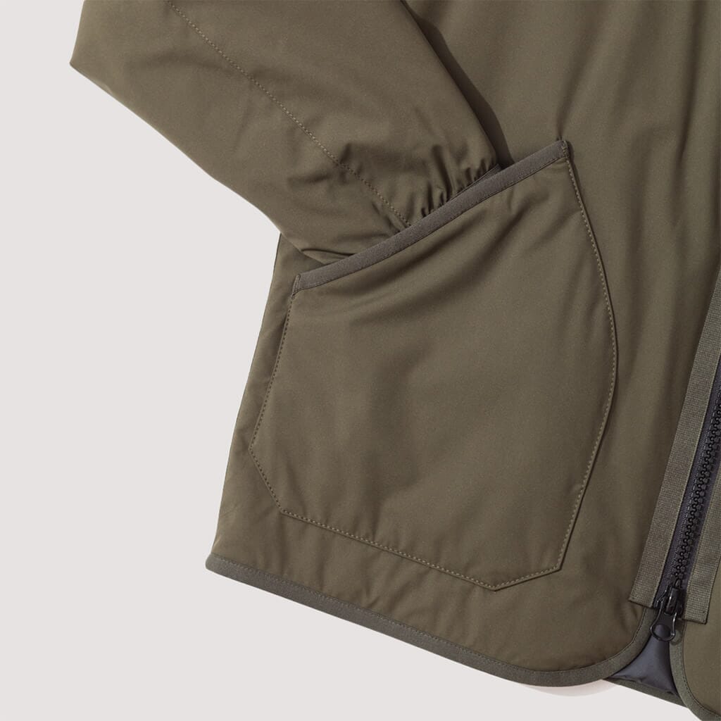 Soft Shell Baseball Style Jacket - Olive (V0058)