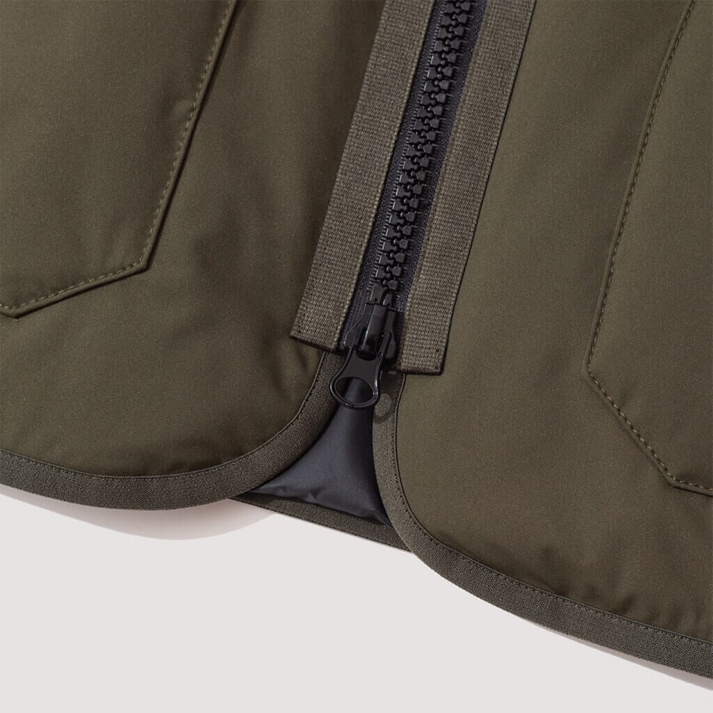 Soft Shell Baseball Style Jacket - Olive (V0058)