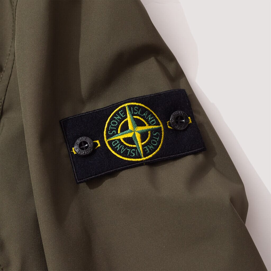 Soft Shell Baseball Style Jacket - Olive (V0058)