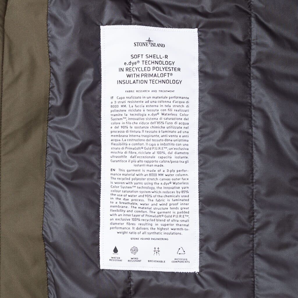 Soft Shell Baseball Style Jacket - Olive (V0058)