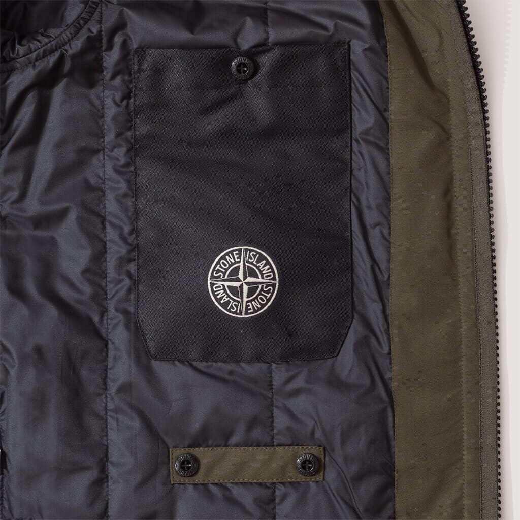 Soft Shell Baseball Style Jacket - Olive (V0058)