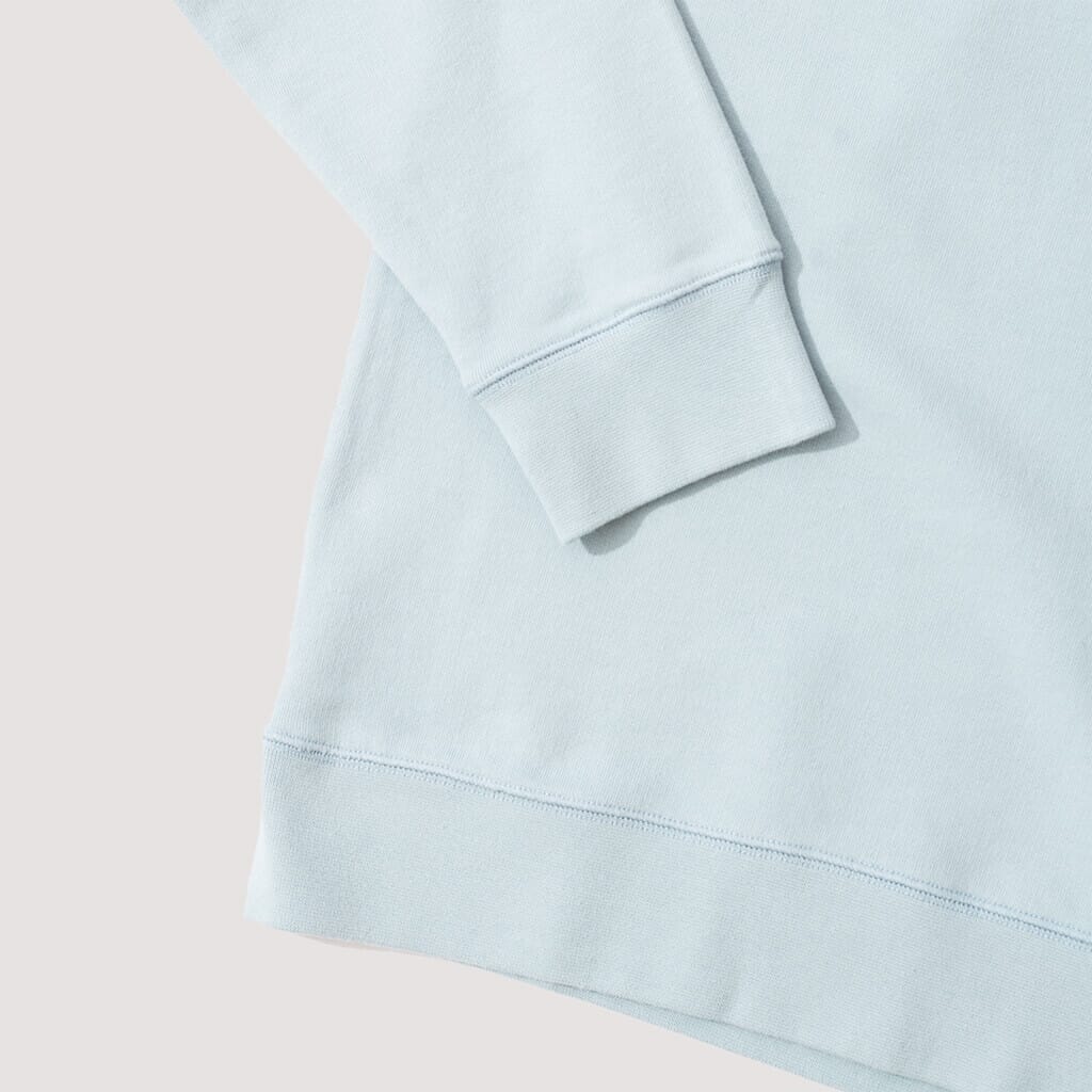 Loopback Half Zip Sweatshirt - Blue Sage
