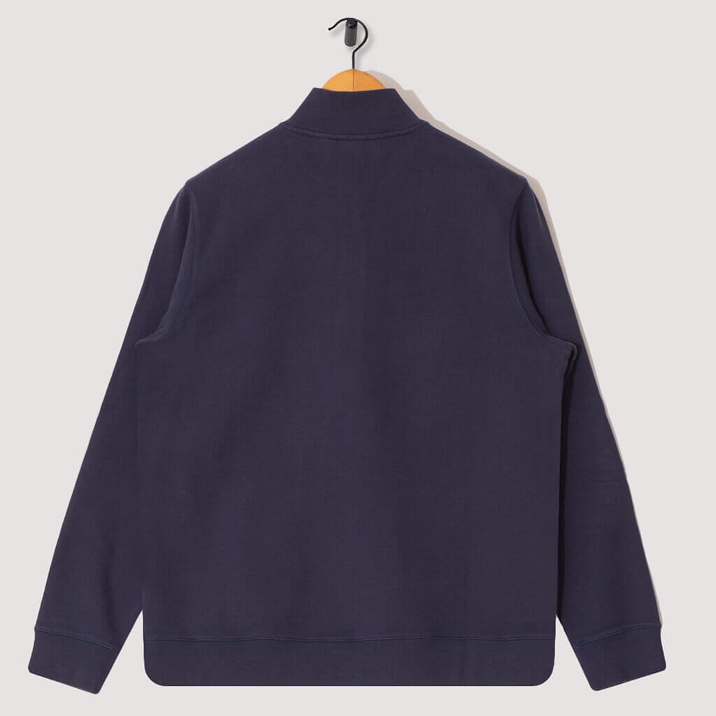 Loopback Half Zip Sweatshirt - Navy
