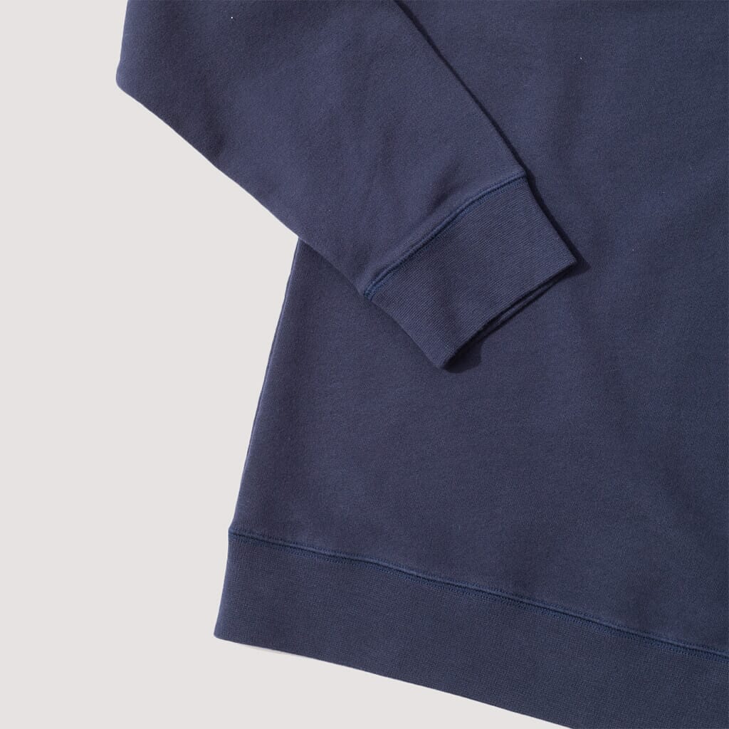 Loopback Half Zip Sweatshirt - Navy