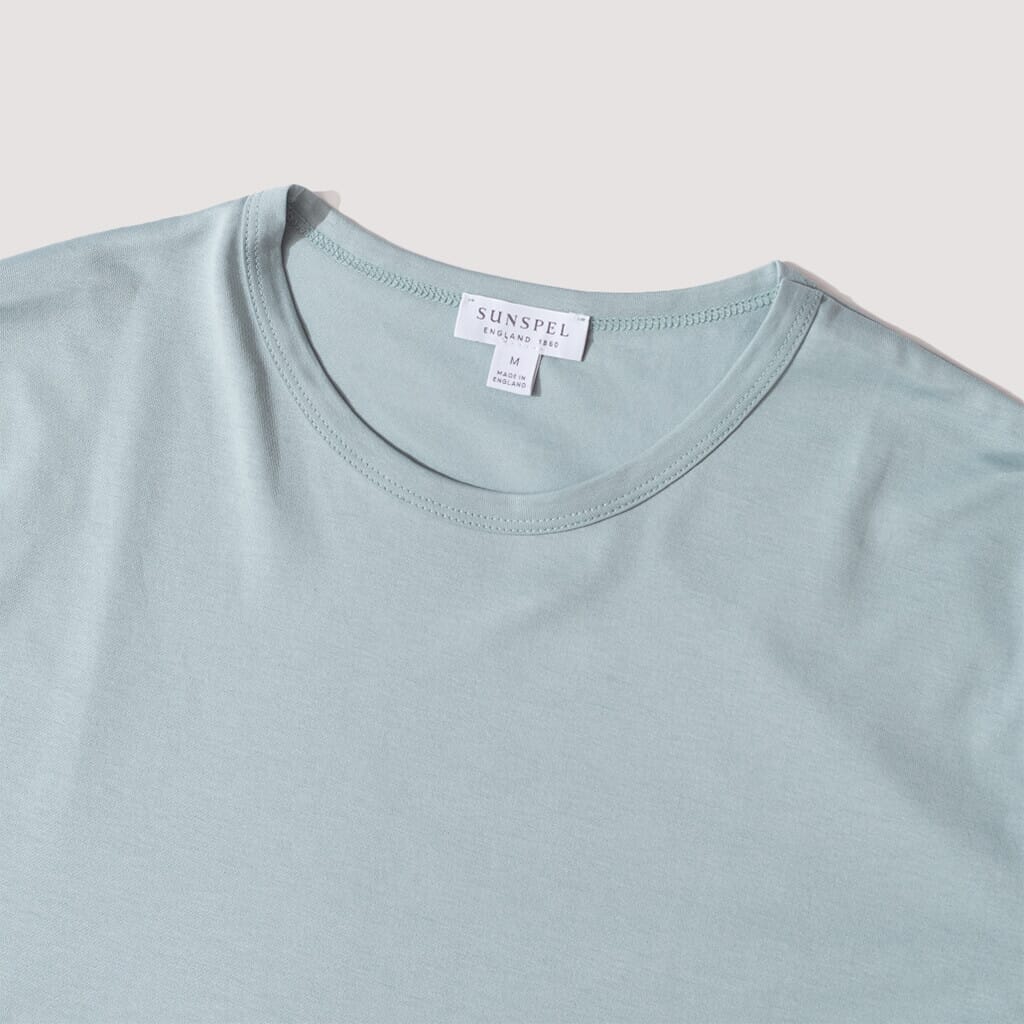 S/S Crew Neck T-Shirt - Blue Sage