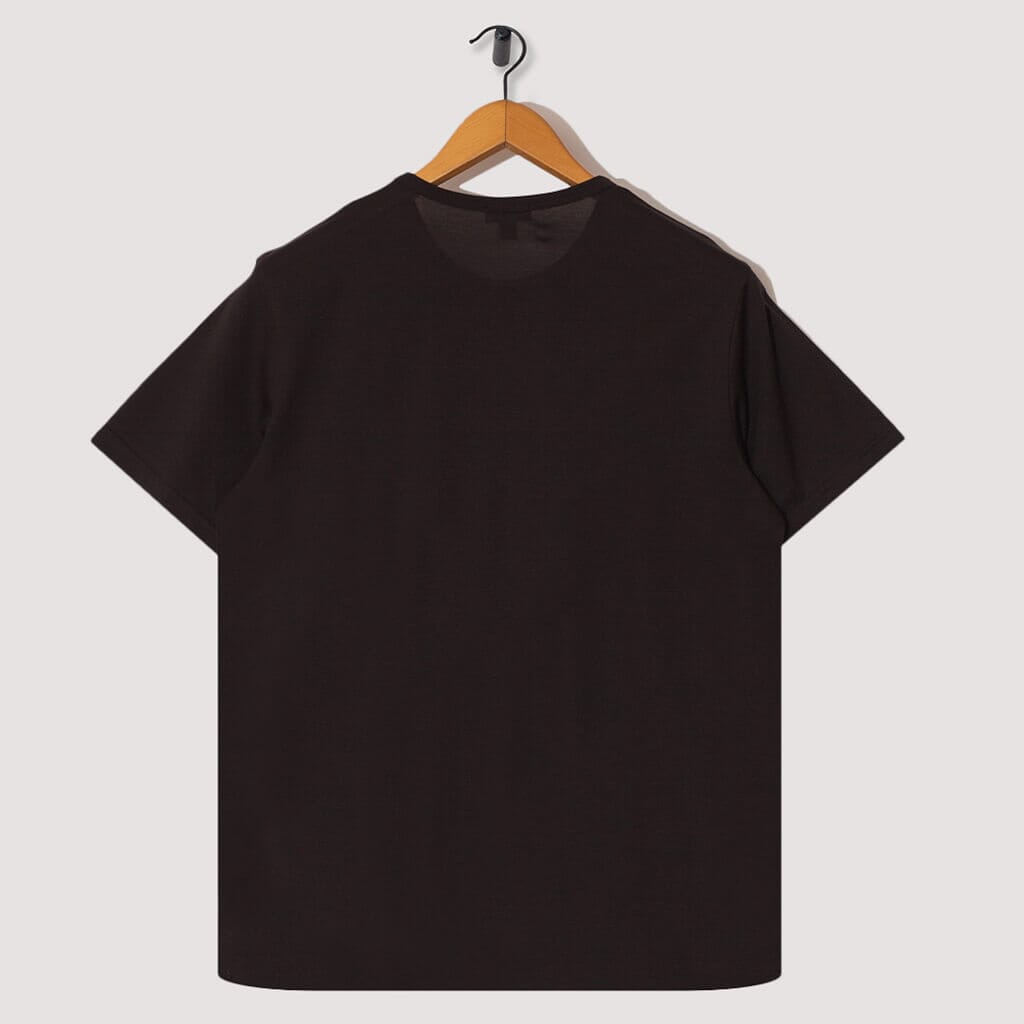 S/S Crew Neck T-Shirt - Coffee
