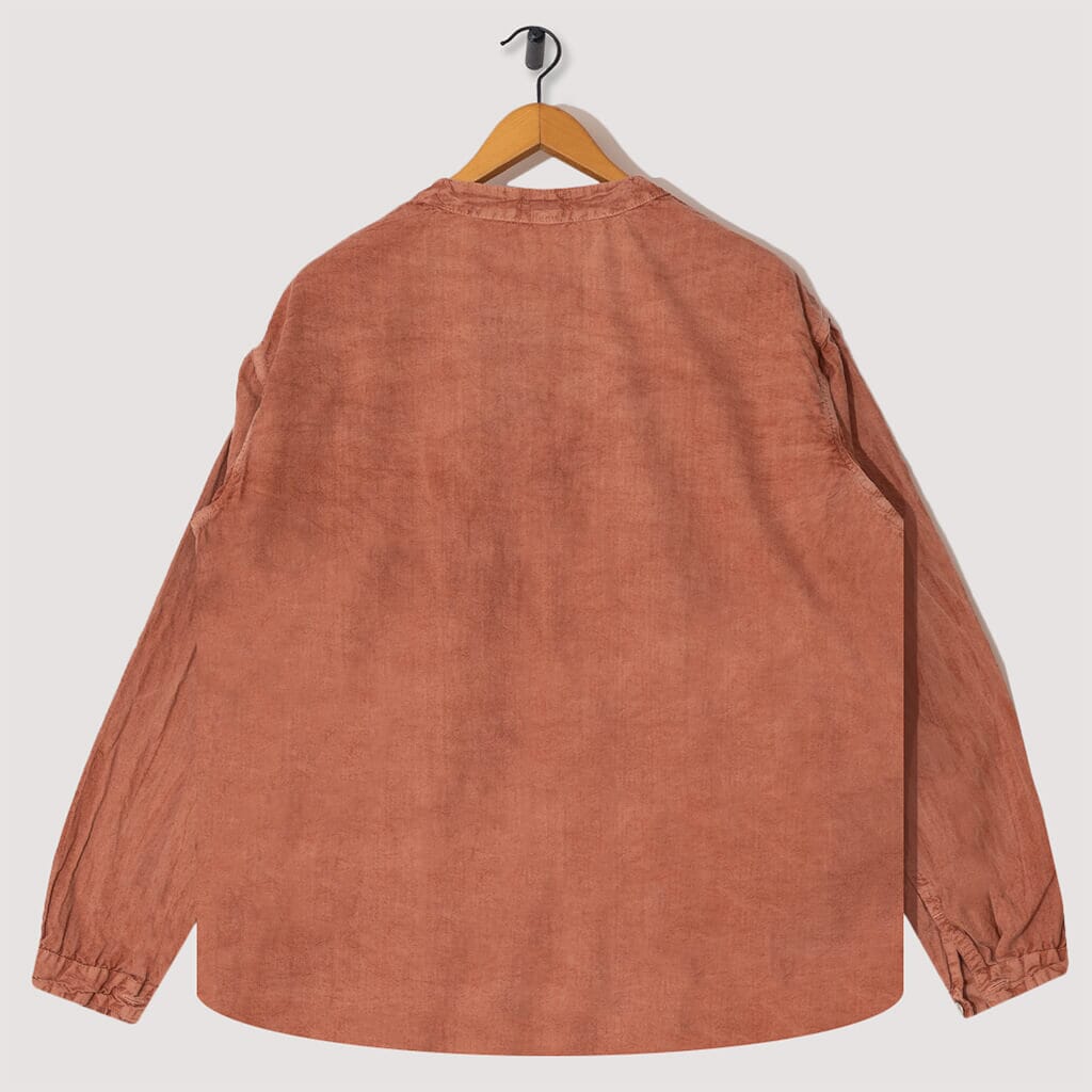 Type 477 Didcot Shirt - Dyed Burnt Sienna