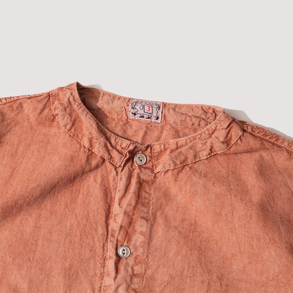 Type 477 Didcot Shirt - Dyed Burnt Sienna