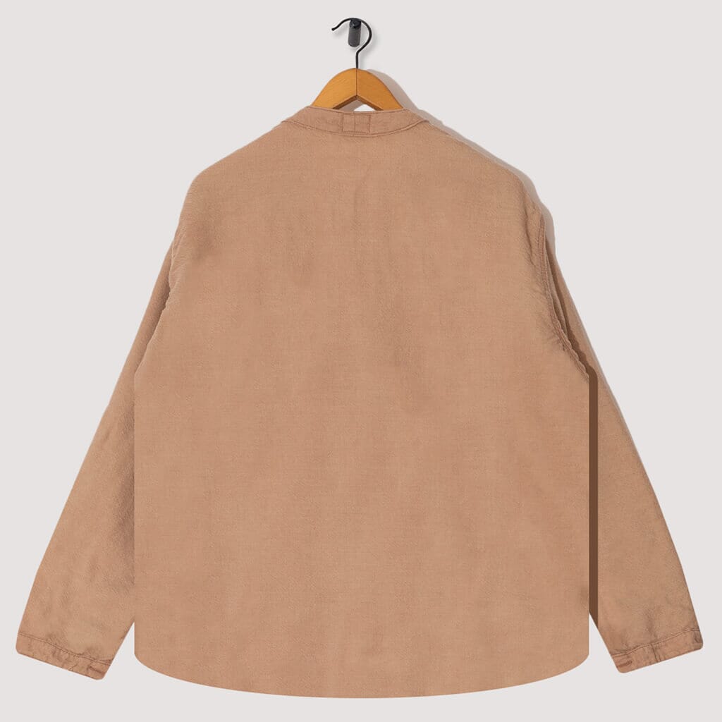 Type 477 Didcot Shirt - Tan Wattle Dyed Wool