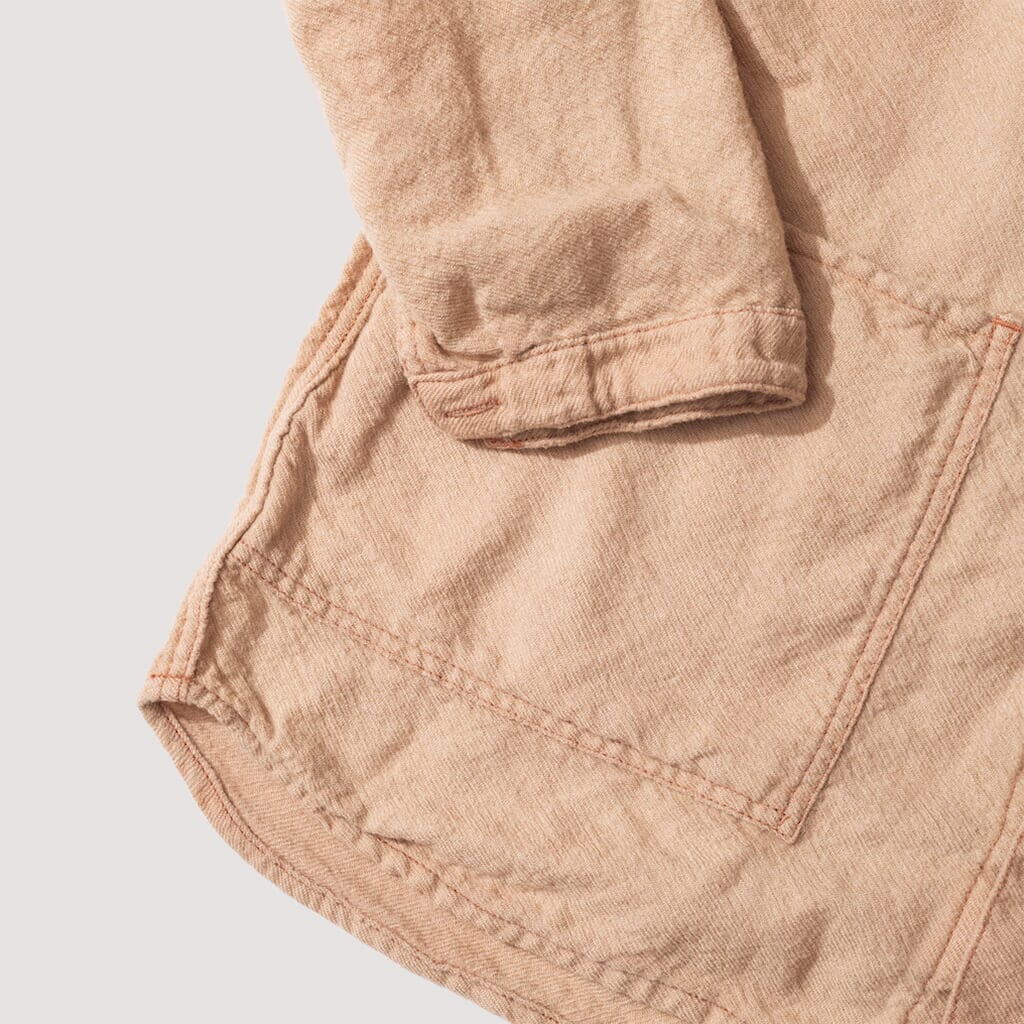 Type 477 Didcot Shirt - Tan Wattle Dyed Wool