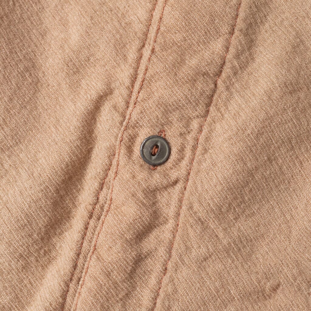 Type 477 Didcot Shirt - Tan Wattle Dyed Wool
