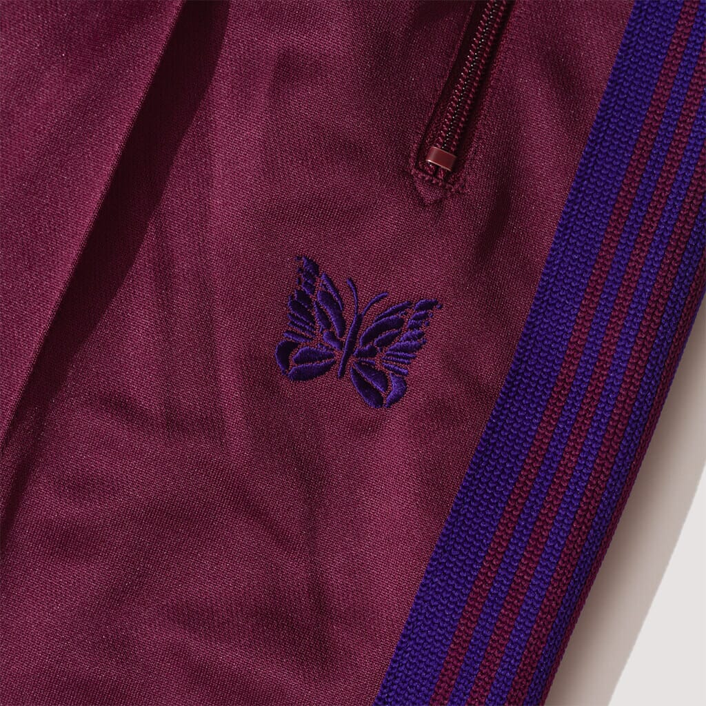 Poly Track Pant - Wine