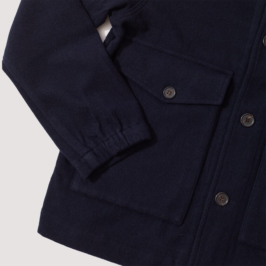 Watchman II Jacket - Navy Soft Wool