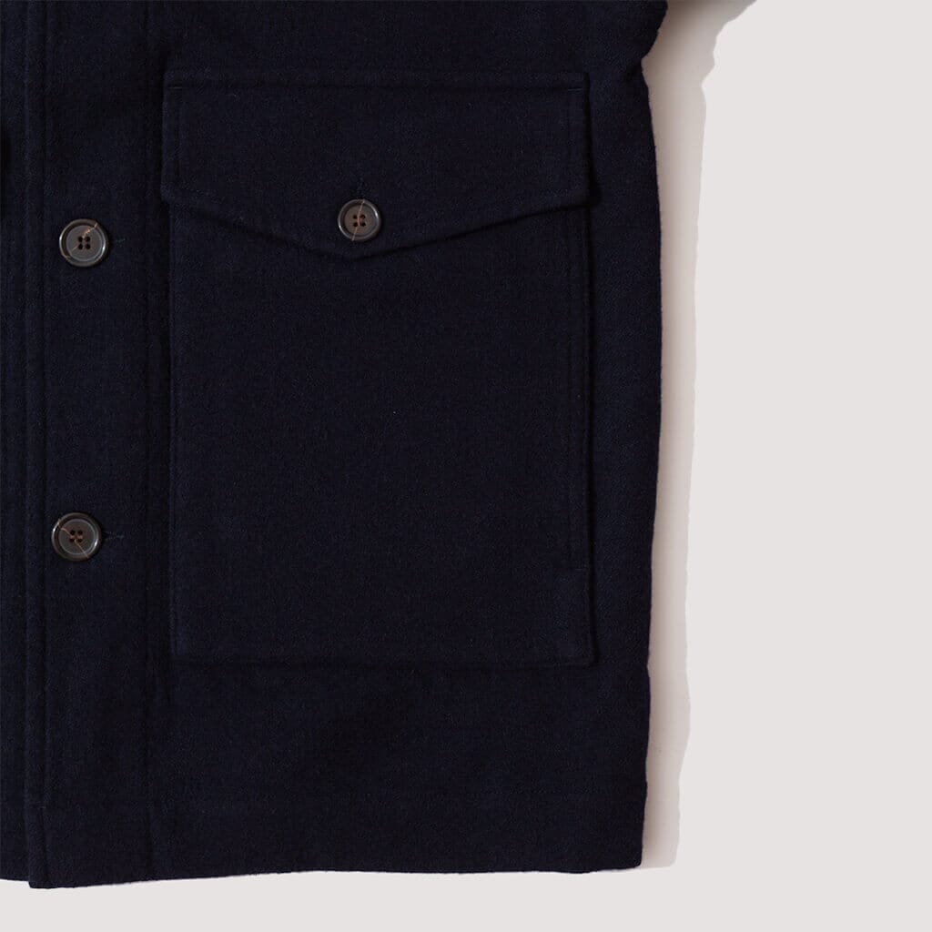 Watchman II Jacket - Navy Soft Wool
