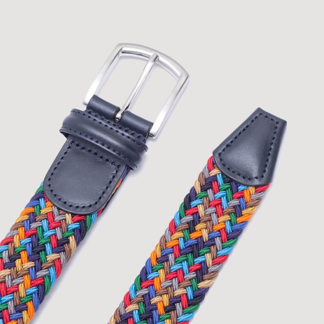 Woven Belt - Blue / Green Multi