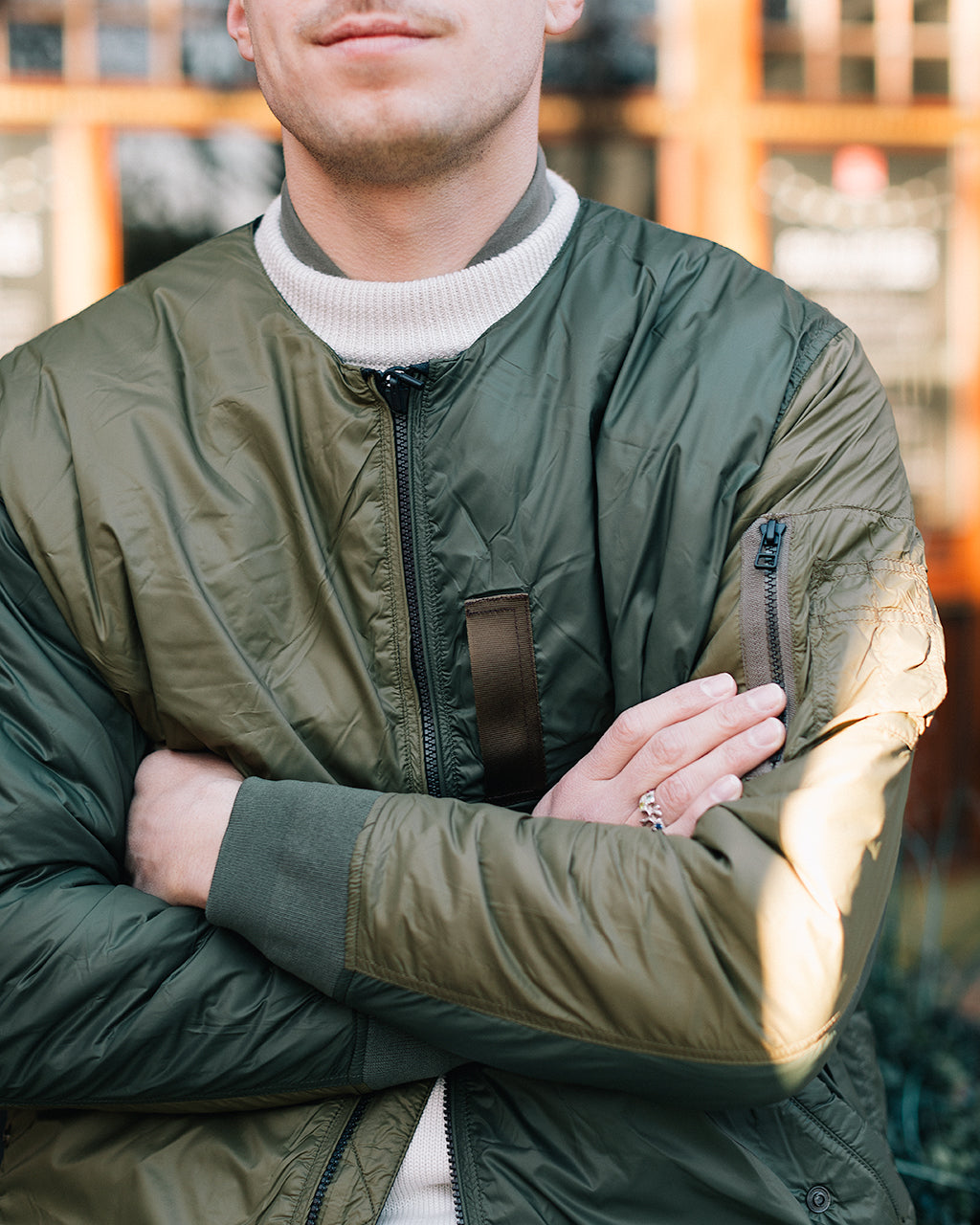 Vintage ROLLER MAGAZINE MA-1 Jacket ローラーマガジン ma1 MA-1