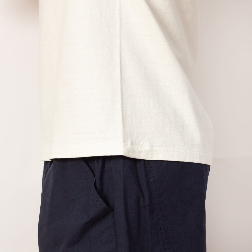 Haleiwa SS T-Shirt - Pigment Dye Blanc De Blanc
