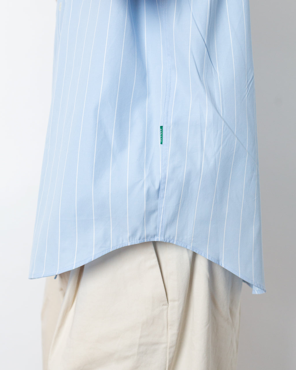 Anraslund Classic Stripe S/S Shirt - Cashmere Blue