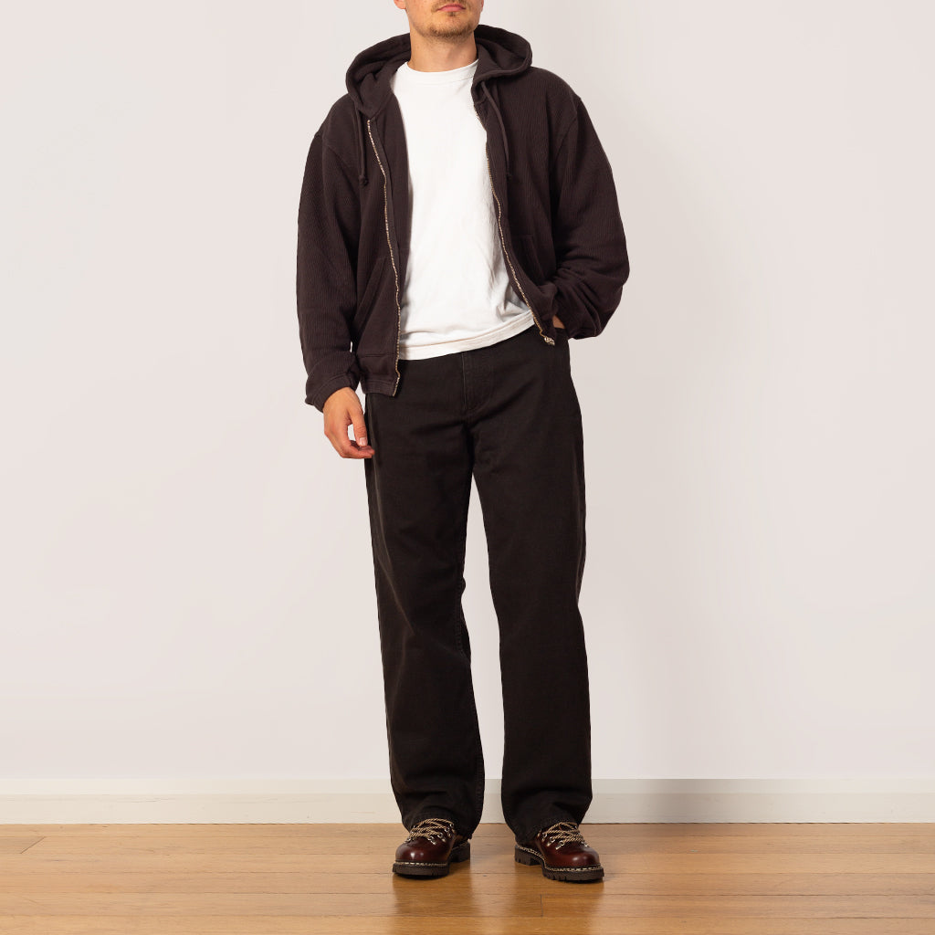 Mogens Relaxed 5 Pocket Heavy Twill - Black