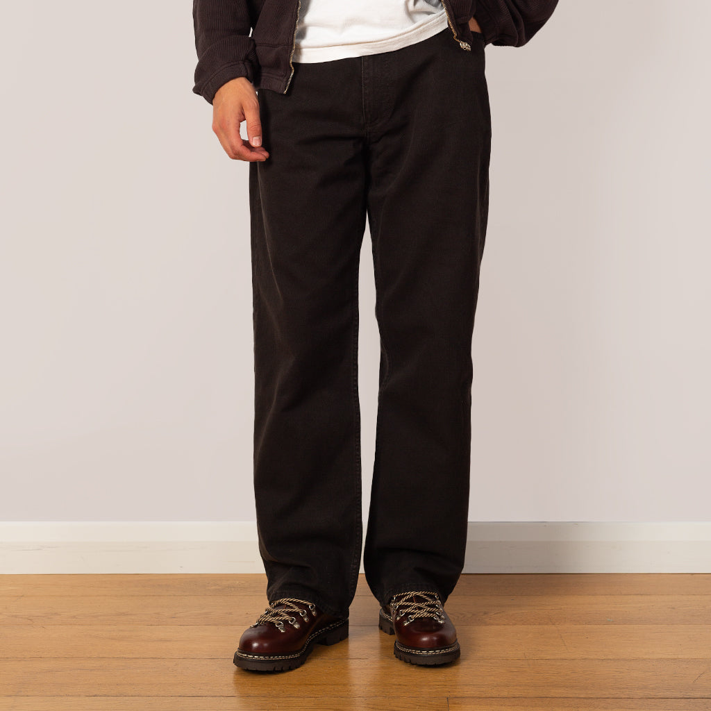 Mogens Relaxed 5 Pocket Heavy Twill - Black