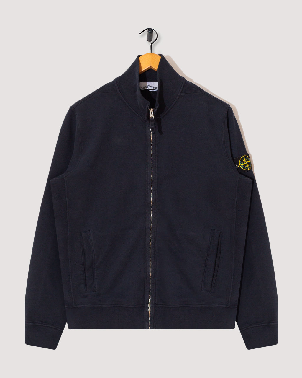 Zip Up Sweatshirt - Navy Blue V0020 | Stone Island | Peggs & son.