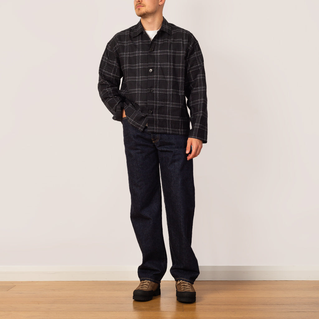 PJ Overshirt - Black Grey