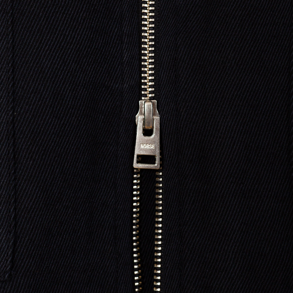 Aksel Cavalry Cotton Jacket - Dark Navy (7004)