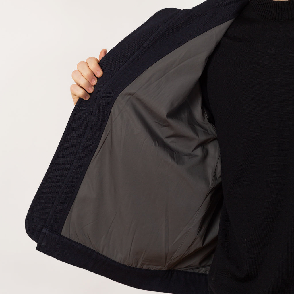 Aksel Cavalry Cotton Jacket - Dark Navy (7004)