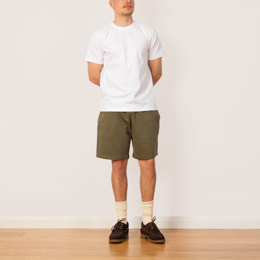 Loopback Shorts - Olive