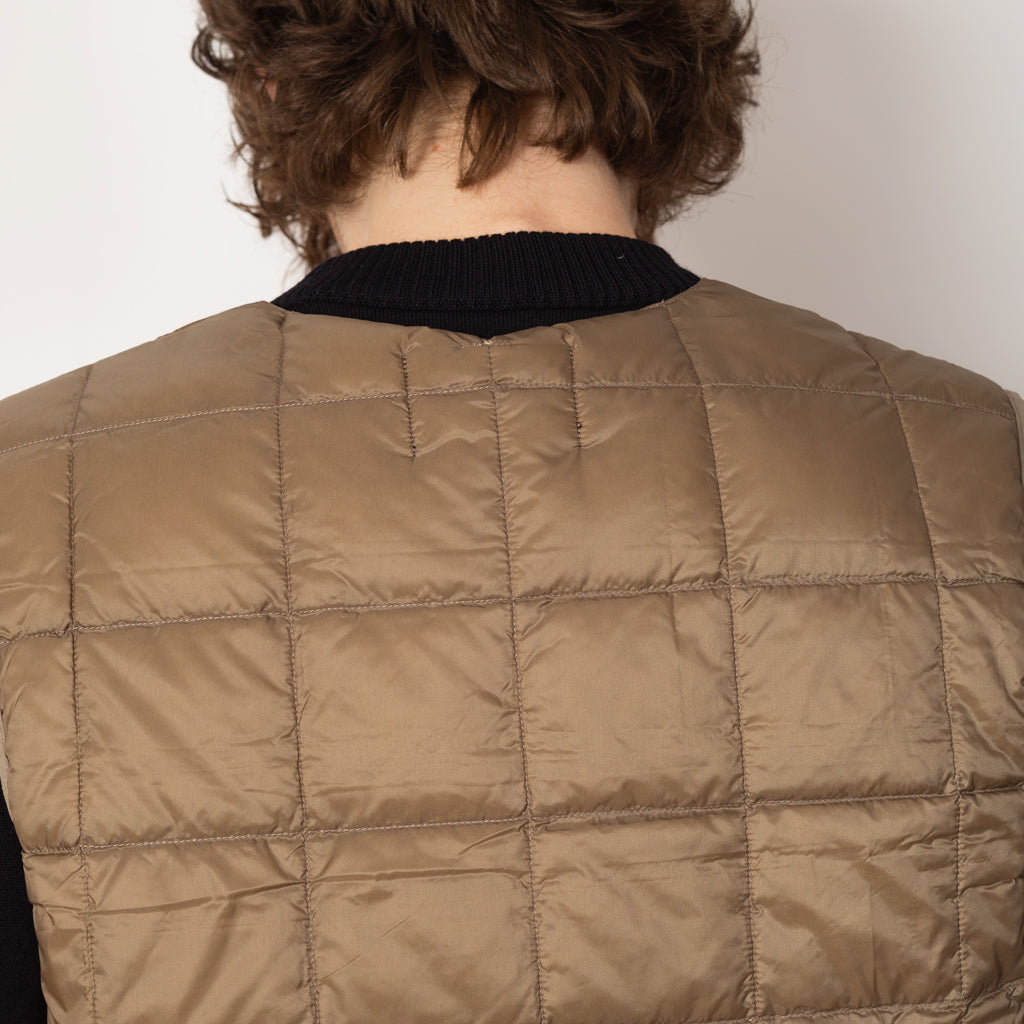 Crew Neck Vest - Khaki